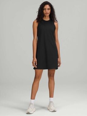 Lululemon Classic-Fit Cotton-Blend Dress - Black